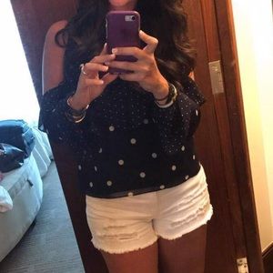 ‼️SOLD‼️ NICHOLAS Cold shoulder blouse